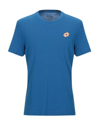 Shop Lotto T-shirt In Blue