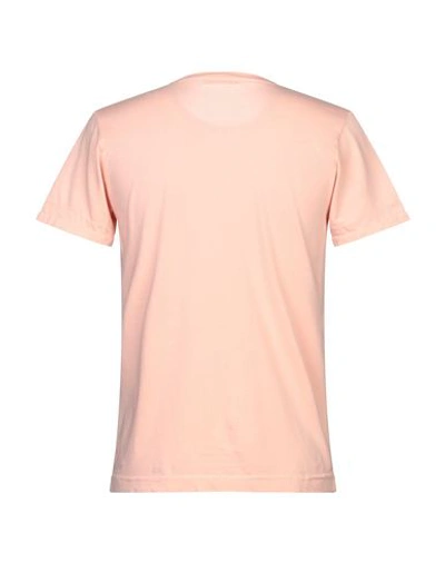Shop Crossley Man T-shirt Light Pink Size Xl Cotton