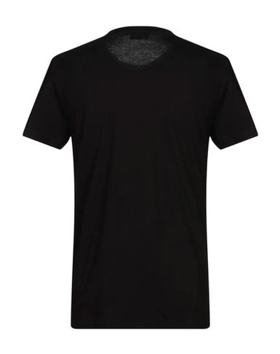 Shop Fila Man T-shirt Black Size Xs Cotton
