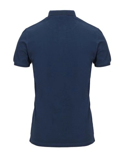 Shop Vengera Polo Shirt In Dark Blue