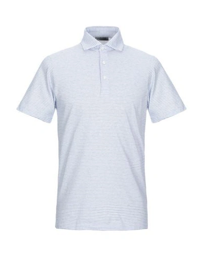 Shop Vengera Polo Shirt In Sky Blue