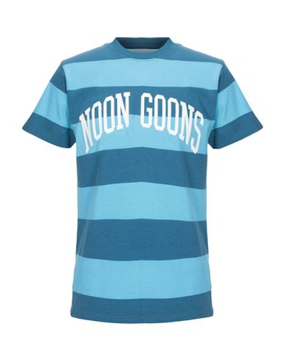 Shop Noon Goons Man T-shirt Blue Size S Cotton