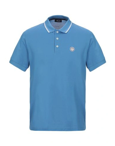 Shop Façonnable Polo Shirts In Azure