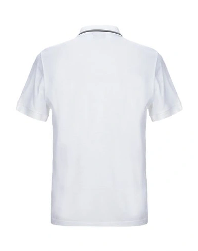 Shop Façonnable Polo Shirts In White