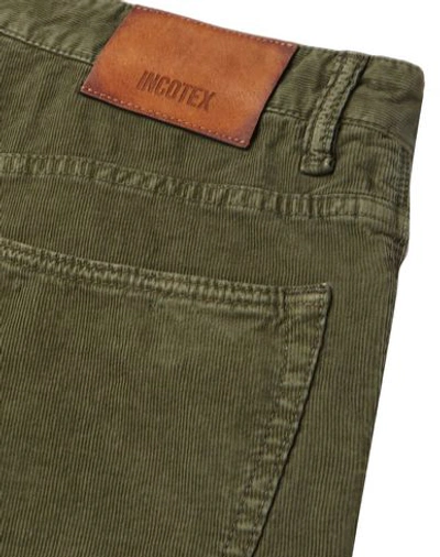 Shop Incotex 5-pocket In Military Green