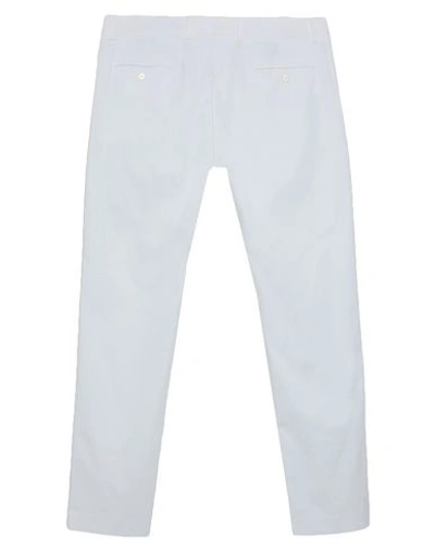Shop Grey Daniele Alessandrini Man Pants White Size 28 Cotton, Elastane