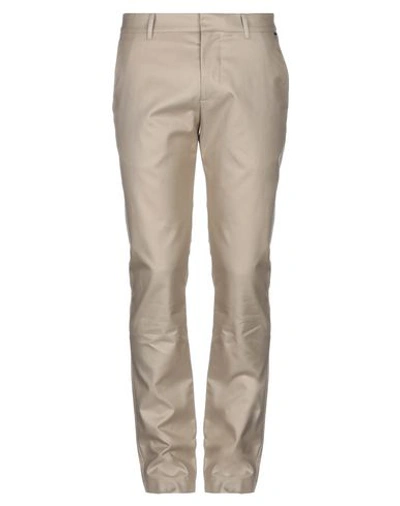 Shop Tom Rebl Casual Pants In Beige