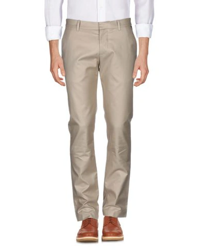 Shop Tom Rebl Casual Pants In Beige