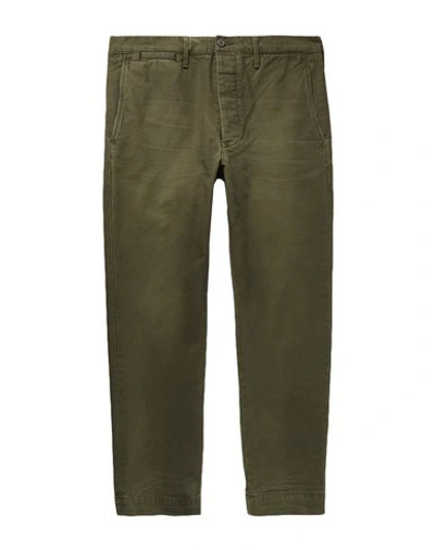 Shop Fabric Brand & Co. Casual Pants In Military Green