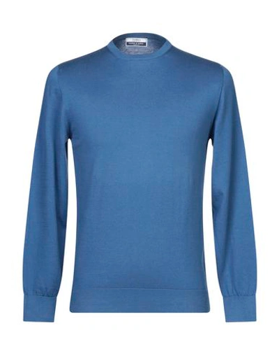 Shop Fedeli Sweater In Blue
