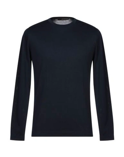 Shop Jeordie's Man Sweater Midnight Blue Size M Cotton