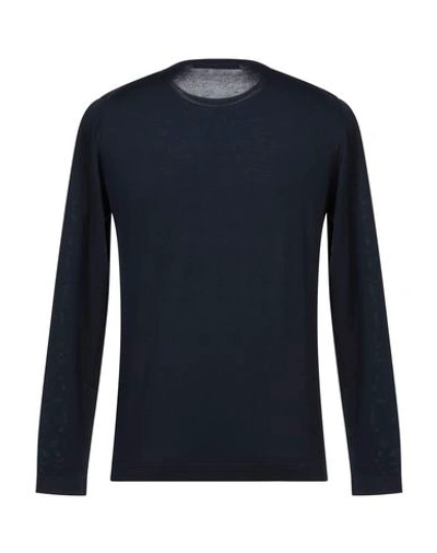 Shop Jeordie's Man Sweater Midnight Blue Size M Cotton