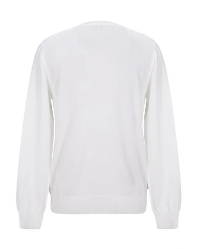 Shop Dirk Bikkembergs Sweater In White