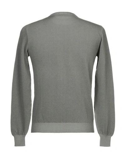 Shop Fedeli Man Sweater Green Size 38 Cotton