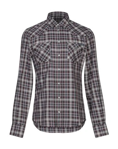 Shop Dolce & Gabbana Shirts In Grey