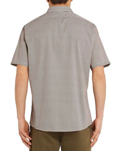 Shop Thorsun Patterned Shirt In Dark Brown