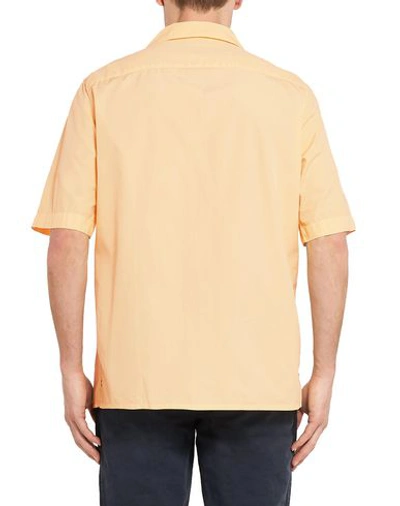 Shop Albam Solid Color Shirt In Apricot