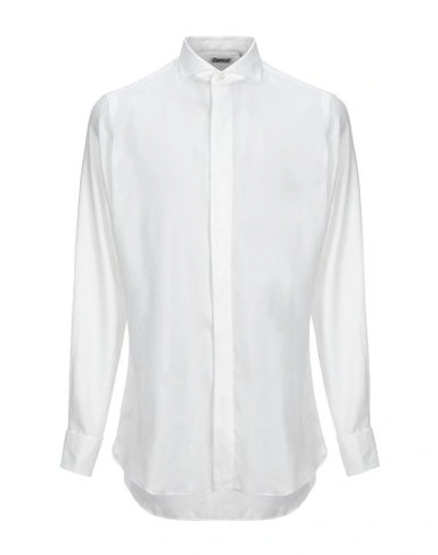 Shop Finamore 1925 Solid Color Shirt In White