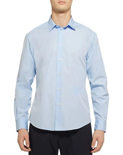 Shop Barena Venezia Solid Color Shirt In Sky Blue