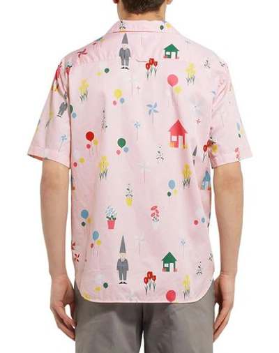Shop Thom Browne Patterned Shirt In Pink