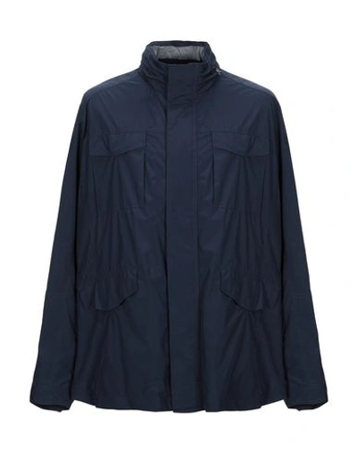Shop Hackett Jacket In Dark Blue