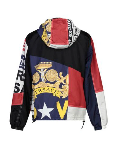 Shop Versace Jackets In Blue