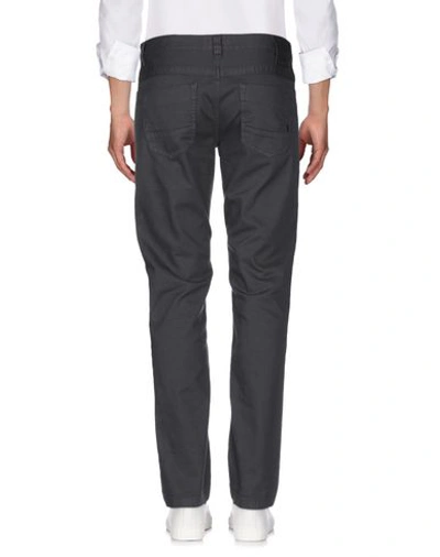 Shop Bikkembergs Man Denim Pants Steel Grey Size 32 Cotton, Elastane