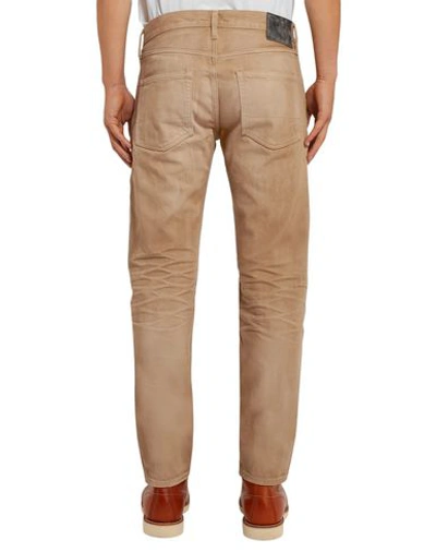 Shop Fabric Brand & Co. Denim Pants In Camel