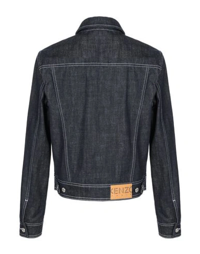 Shop Kenzo Denim Jacket In Blue