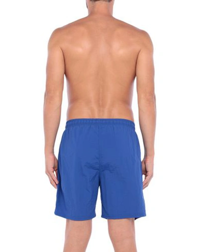 Shop Fila Man Swim Trunks Blue Size S Polyester, Cotton, Elastane