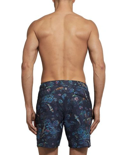 Shop Derek Rose Swim Shorts In Dark Blue