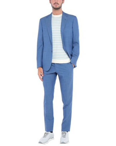 Shop Sartorio Suits In Blue