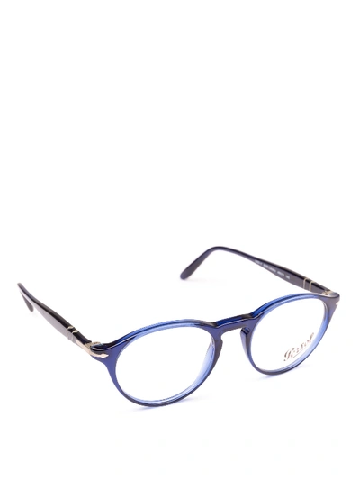 Shop Persol Token Blue Eyeglasses