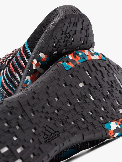 Shop Adidas Originals X Missoni Multicoloured Pulseboost Hd Sneakers In Black