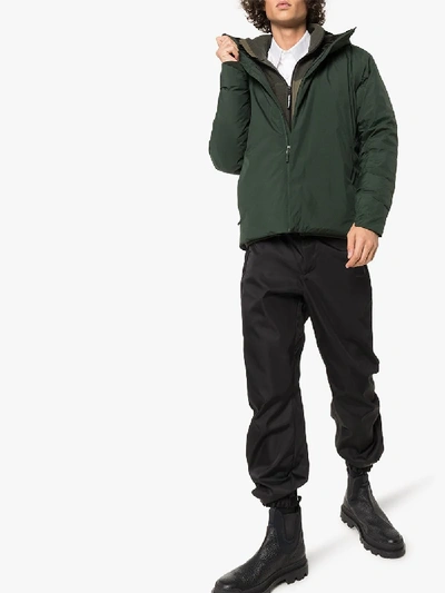 Shop Veilance Green Anneal Padded Jacket