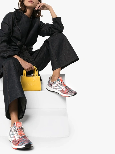Shop Adidas Originals X Missoni Multicoloured Pulseboost Low Top Sneakers In White