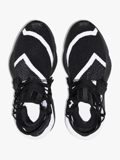 Shop Y-3 Black Kaiwa Knit Sneakers