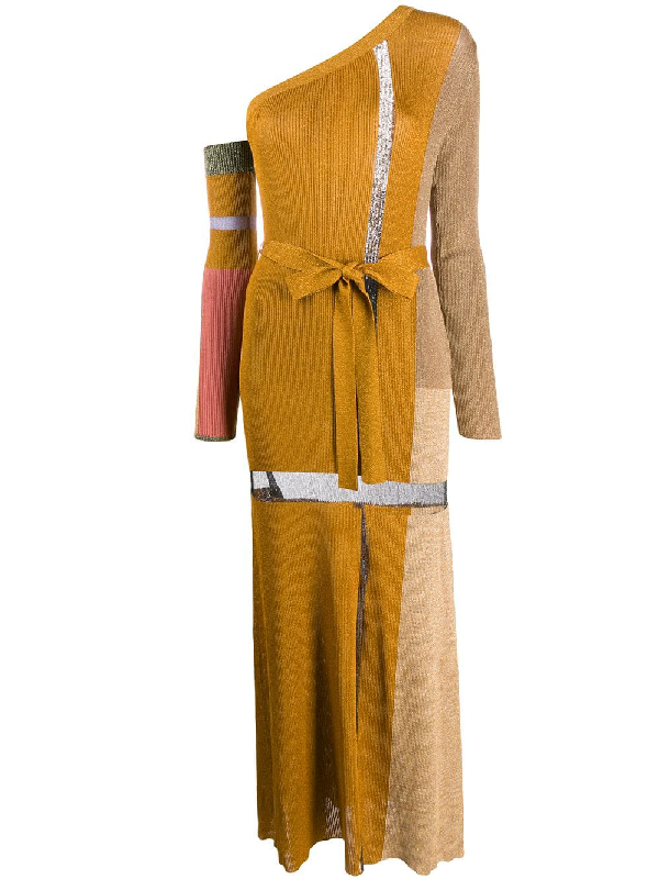 Missoni Knitted OneShoulder Dress In L100P ModeSens