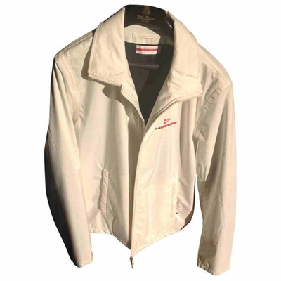Pre-owned Prada White Polyester Jackets