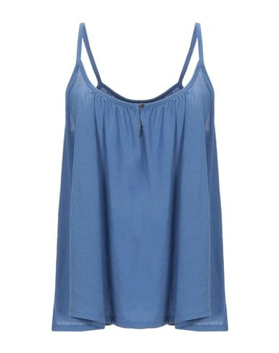 Shop Humanoid Tank Tops In Slate Blue