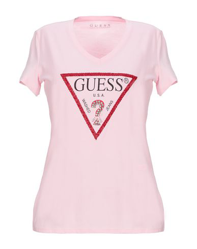 pink guess t shirt