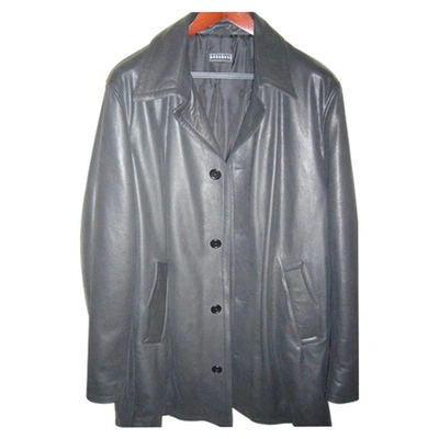 Pre-owned Fratelli Rossetti Black Leather Coat