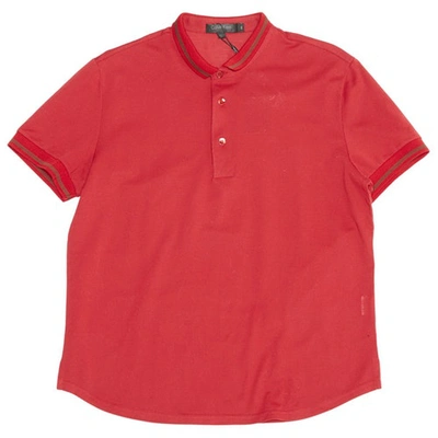 Pre-owned Calvin Klein Red Cotton Polo Shirt