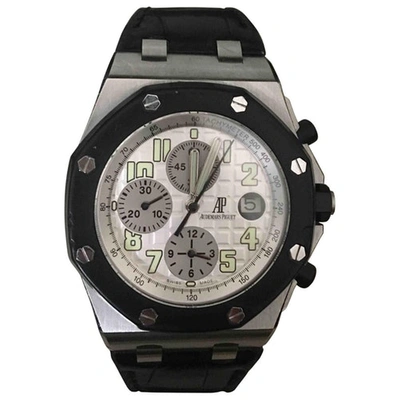 Pre-owned Audemars Piguet Royal Oak Offshore Watch In Black