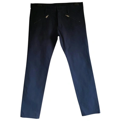 Pre-owned Dsquared2 Trousers In Blue