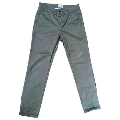 Pre-owned Norse Projects Trousers In Khaki