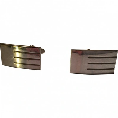 Pre-owned S.t. Dupont Silver Metal Cufflinks