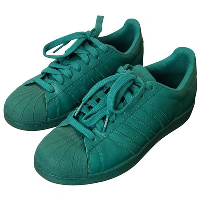 turquoise superstar adidas