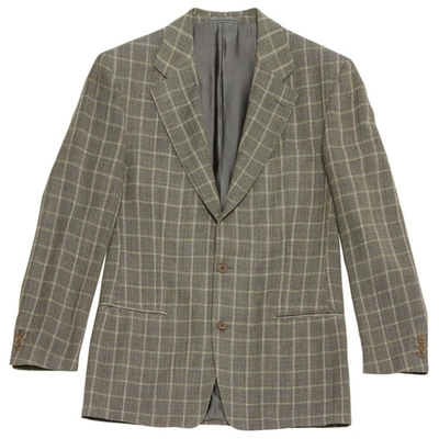 Pre-owned Ermenegildo Zegna Grey Wool Jacket
