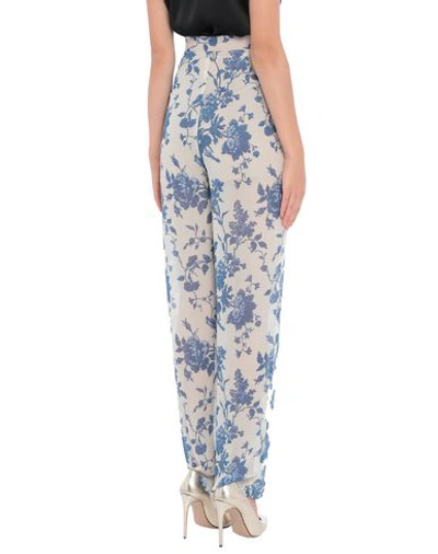 Semicouture Floral-print Trousers In White